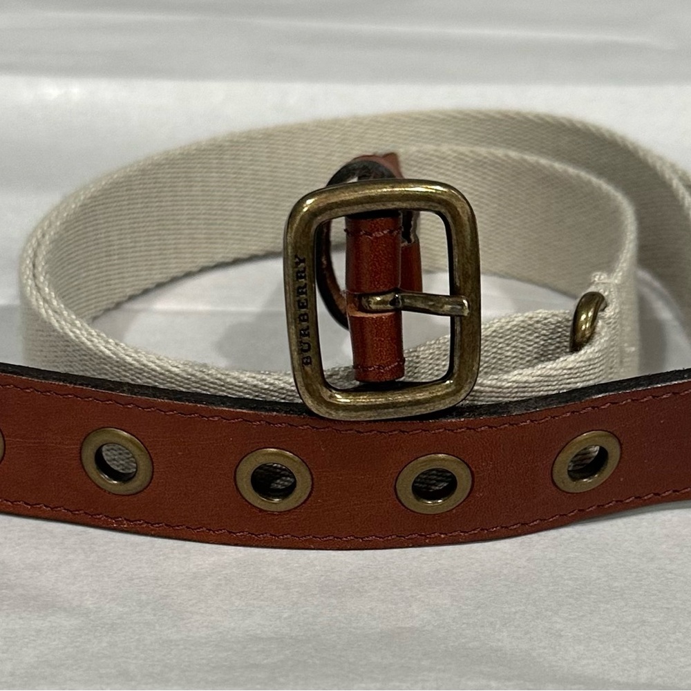 Authentic Burberry adjustable belt.